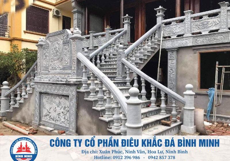  Bình Minh Stone – Đơn vị xây dựng, thiết kế lan can con tiện đá, bậc thềm đá uy tín